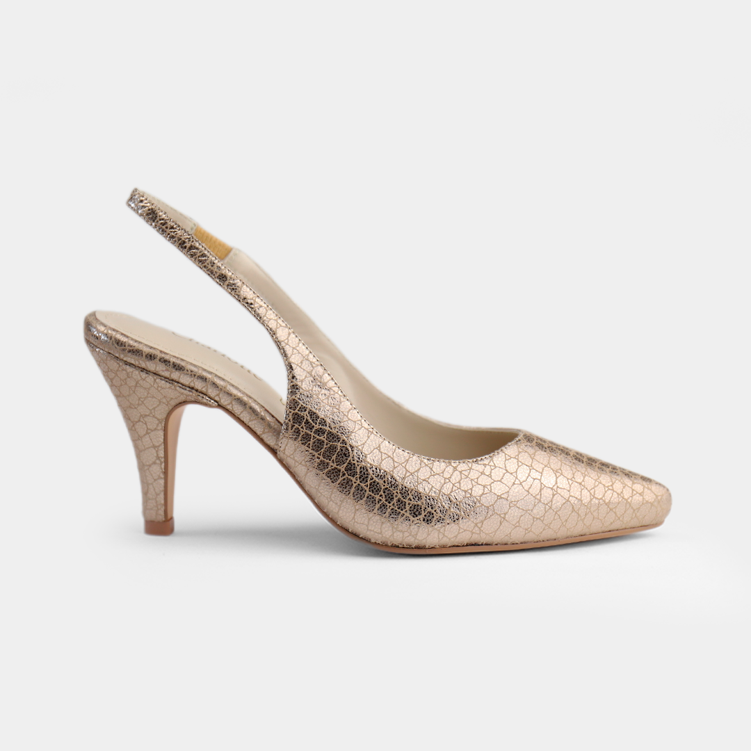 Zapatos color gold discount