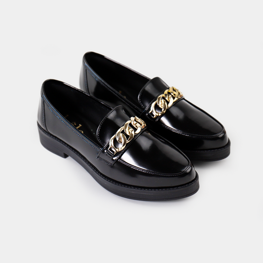 Mocasín color negro