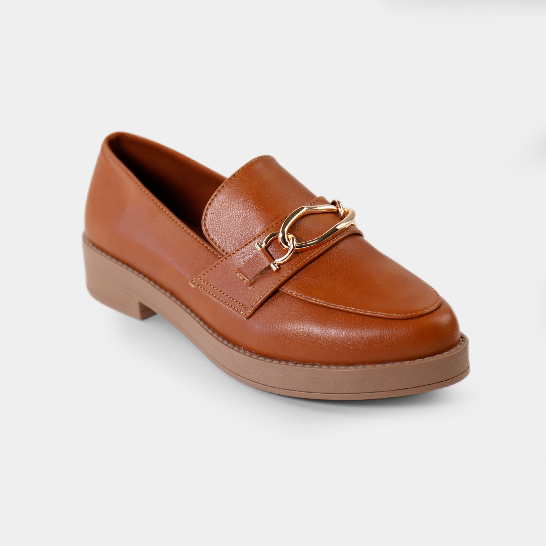 Mocasín color camel